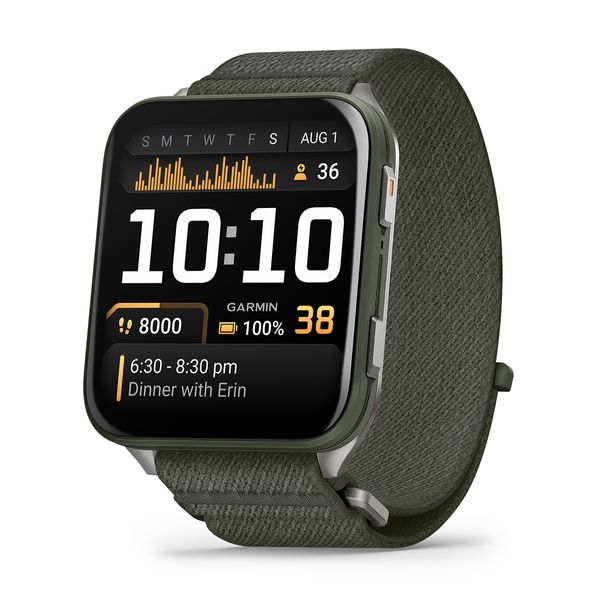 Garmin Venu X1 Moss with Titanium SmartWatch