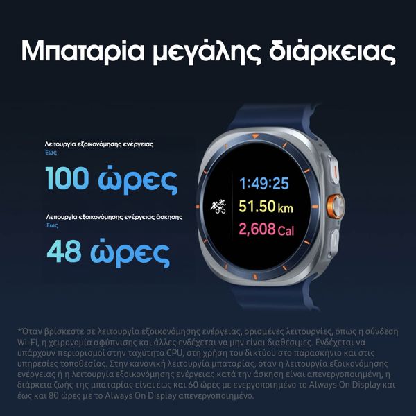 Samsung Galaxy Watch Ultra 2025 LTE Titanium Silver SmartWatch