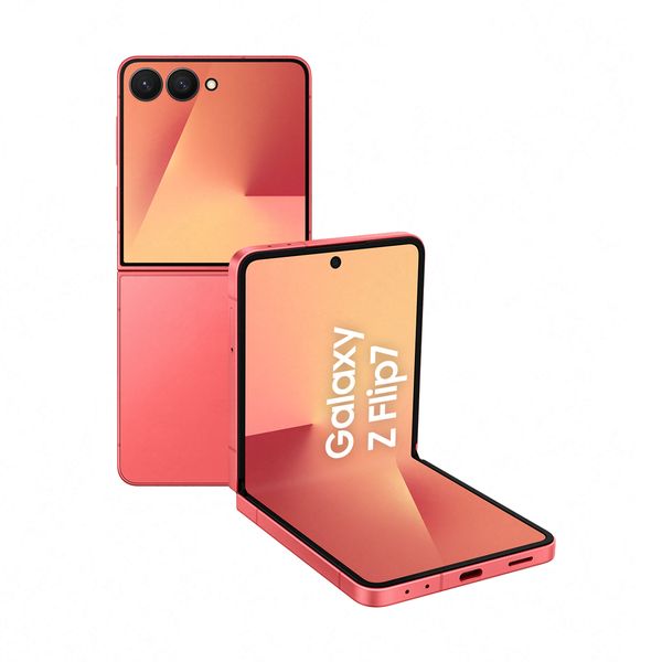 Samsung Galaxy Z Flip7 12GB/256GB Coral Red 5G Smartphone