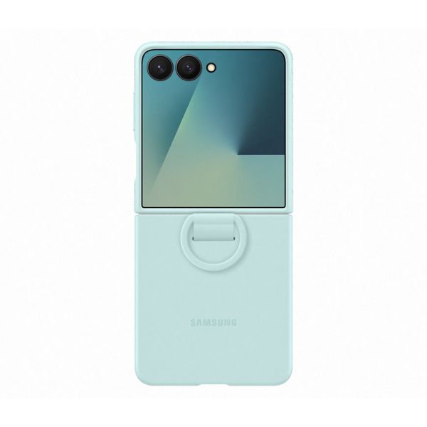 Samsung Galaxy Z Flip7 Ring Silicone Case Mint Θήκη Κινητού