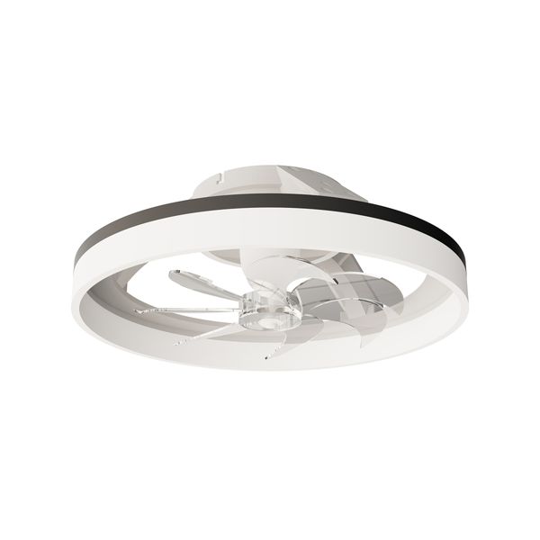 Eurolamp 300-25080 Black & White Ανεμιστήρας Οροφής