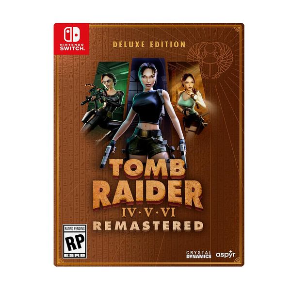 Tomb Raider IV-VI Remastered Starring Lara Croft Deluxe Edition Switch Game