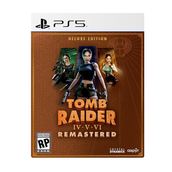 Tomb Raider IV-VI Remastered Starring Lara Croft Deluxe Edition PS5 Game