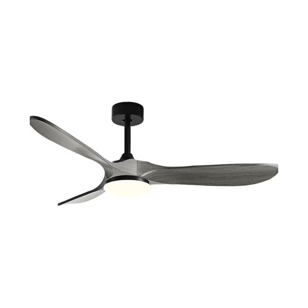 GrcTech 52″ LED Grey & Black Ανεμιστήρας Οροφής