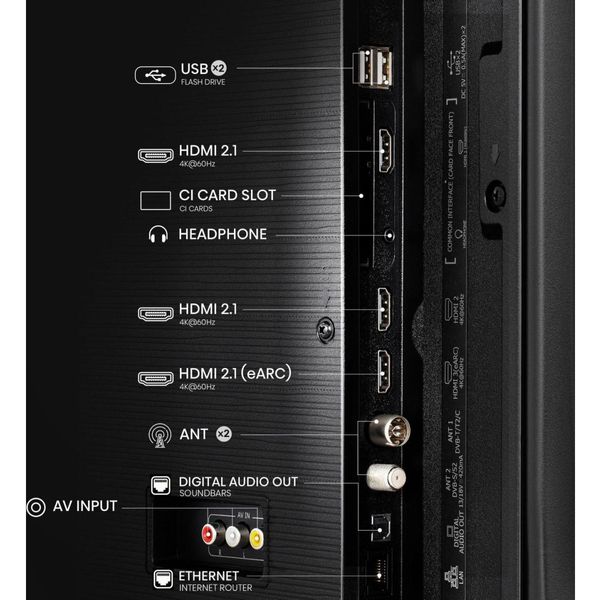 Hisense QLED 50E7Q 50" Τηλεόραση Smart 4K