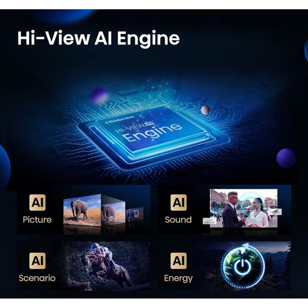 Hisense Mini-LED 55U7Q 55'' Τηλεόραση Smart 4K