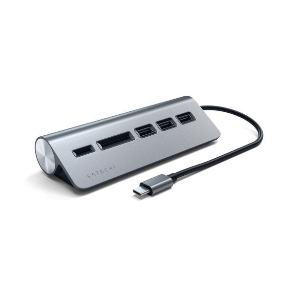 Satechi USB-C Hub Grey Card Reader