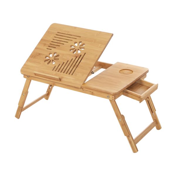 Songmics Wood Πτυσσόμενο Τραπέζι