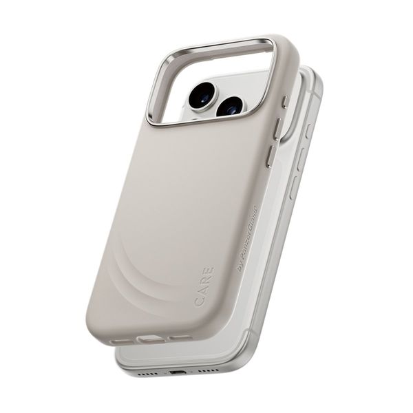 CARE by PanzerGlass iPhone 17 Pro Flow Silicone Case with MagSafe Vanilla Θήκη Κινητού