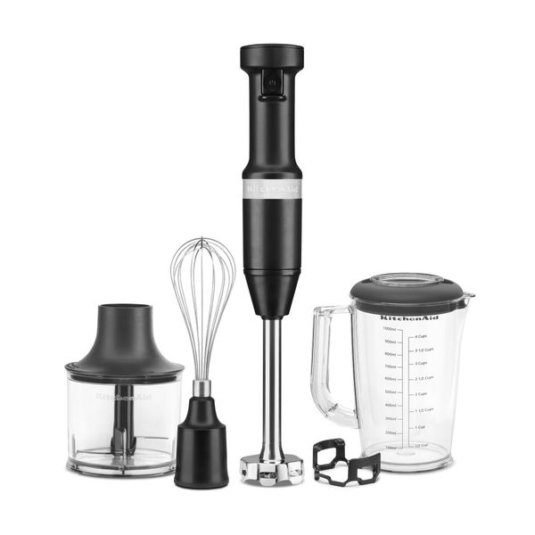KitchenAid 5KHBV83EBM Matte Black Ραβδομπλέντερ