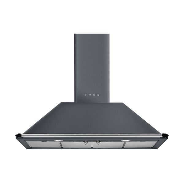 Smeg Victoria KT110GRE Grey Απορροφητήρας Καμινάδα Τοίχου