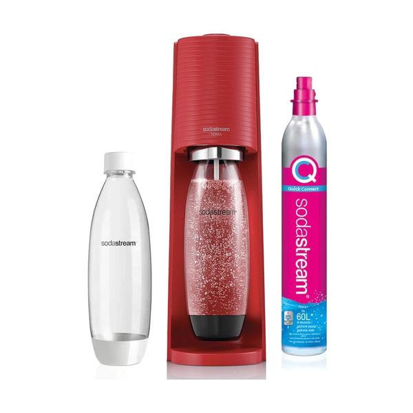 Sodastream Terra Red Συσκευή Παρασκευής Ανθρακούχου Νερού