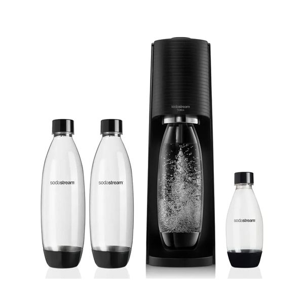 Sodastream Megapack Terra Black Συσκευή Παρασκευής Ανθρακούχου Νερού