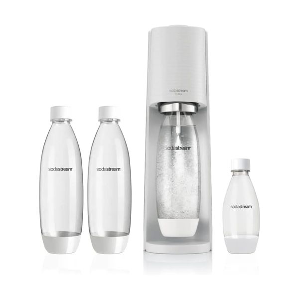 Sodastream Megapack Terra White Συσκευή Παρασκευής Ανθρακούχου Νερού