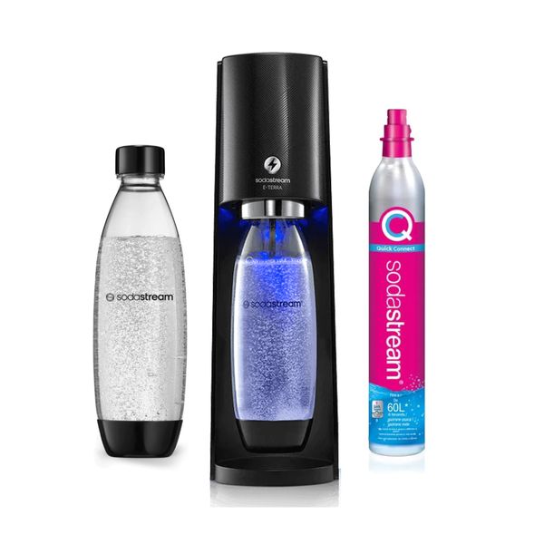 Sodastream E-Terra Black Συσκευή Παρασκευής Ανθρακούχου Νερού