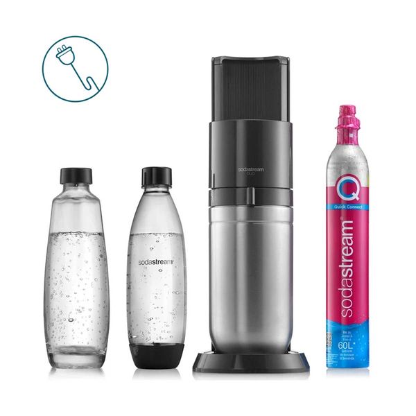 Sodastream E-Duo Black Συσκευή Παρασκευής Ανθρακούχου Νερού