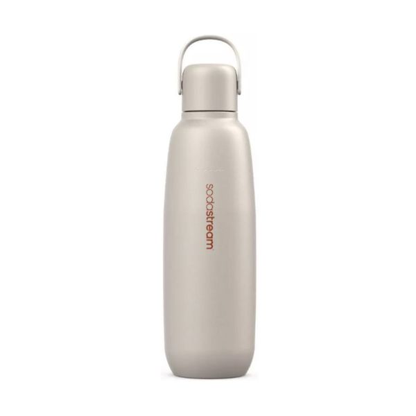 Sodastream Fizz&Go Μπουκάλι-Θερμός Ανοξείδωτος 900ml Sand