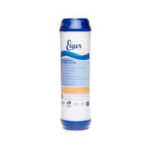 Eiger Φίλτρο Νερού Κοκκώδη Ενεργού Άνθρακα 10″ x 2.5″ 10μm