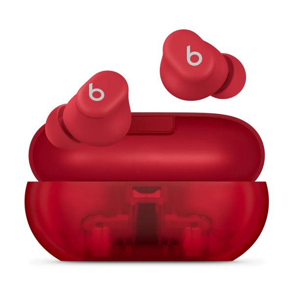 Beats True Wireless Solo Buds  Transparent Red Ακουστικά Earbuds
