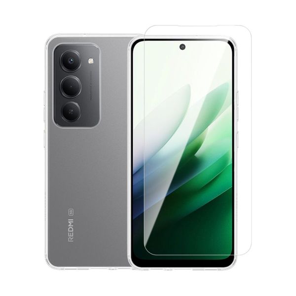 Redshield Redmi 15 5G TPU Case & Tempered Glass Σετ - Θήκη Κινητου & Προστατευτικό Οθόνης