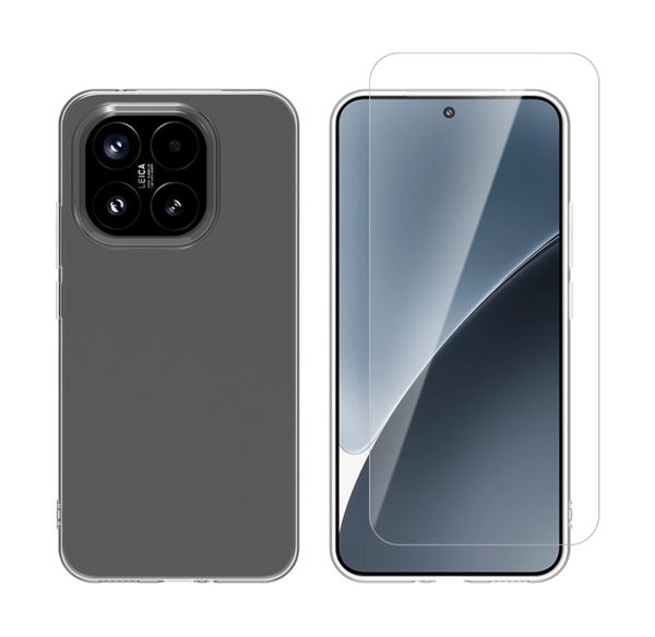 Redshield Xiaomi 15T TPU & Tempered Glass Σετ Θήκη Κινητού & Προστατευτικό Οθόνης