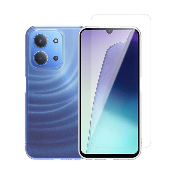 Redshield Xiaomi Redmi 15C/POCO C85 Silicone & Tempered Glass Σετ Θήκη Κινητού & Προστατευτικό Οθόνης