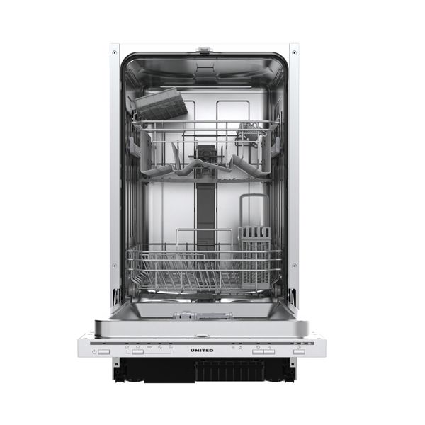 United DWU-10452BI 45cm Πλυντήριο Πιάτων