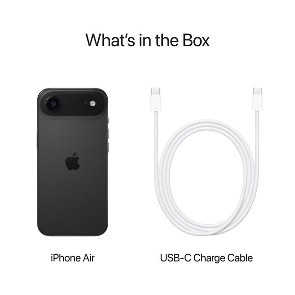 Apple iPhone Air 512GB Space Black Κινητό Smartphone