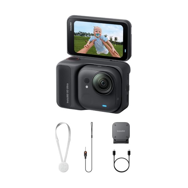 Insta360 GO Ultra Black Ψηφιακή Βιντεοκάμερα