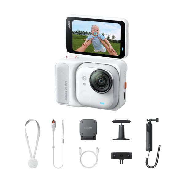 Insta360 GO Ultra White Bundle Ψηφιακή Βιντεοκάμερα