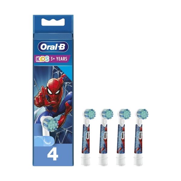 Oral-B Spiderman 4τεμ. Παιδικές Κεφαλές Οδοντόβουρτσας