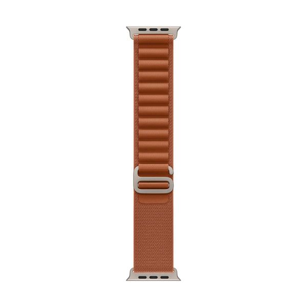 Apple 49mm Terra Cotta Alpine Loop - Medium - Natural Titanium Finish Λουράκι Smartwatch