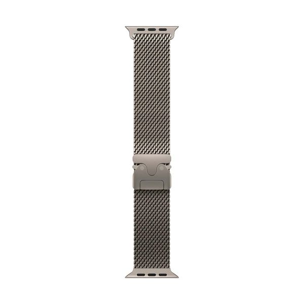 Apple 49mm Natural Titanium Milanese Loop - Large Λουράκι Smartwatch