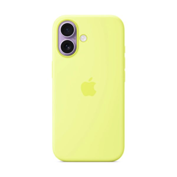 Apple iPhone 17 Silicone Case with MagSafe Neon Yellow Θήκη Κινητού