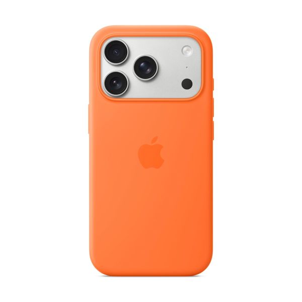 Apple iPhone 17 Pro Silicone Case with MagSafe Orange Θήκη Κινητού