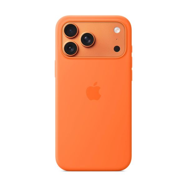 Apple iPhone 17 Pro Max Silicone Case with MagSafe Orange Θήκη Κινητού