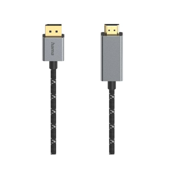 Hama DisplayPort Plug - HDMI Plug, Ultra-HD 4K Video Cable Καλώδιο Αντάπτορας