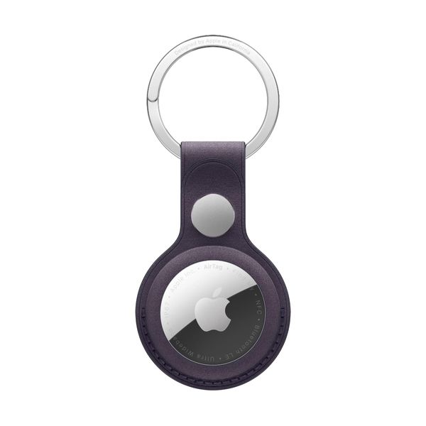 Apple AirTag FineWoven Key Ring Purple