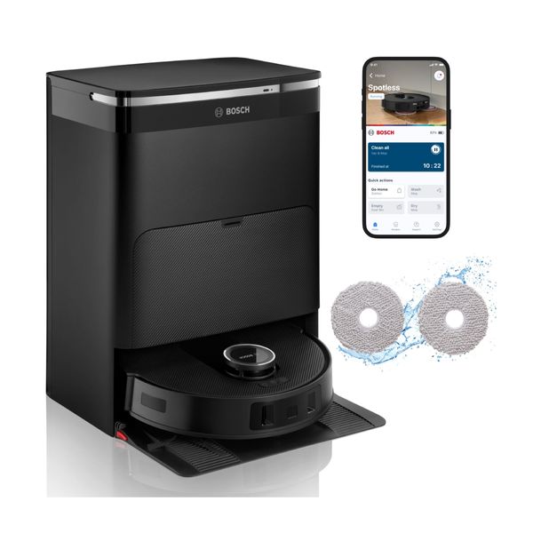 Bosch BCRDW3BAB Spotless Max Ρομποτική Σκούπα