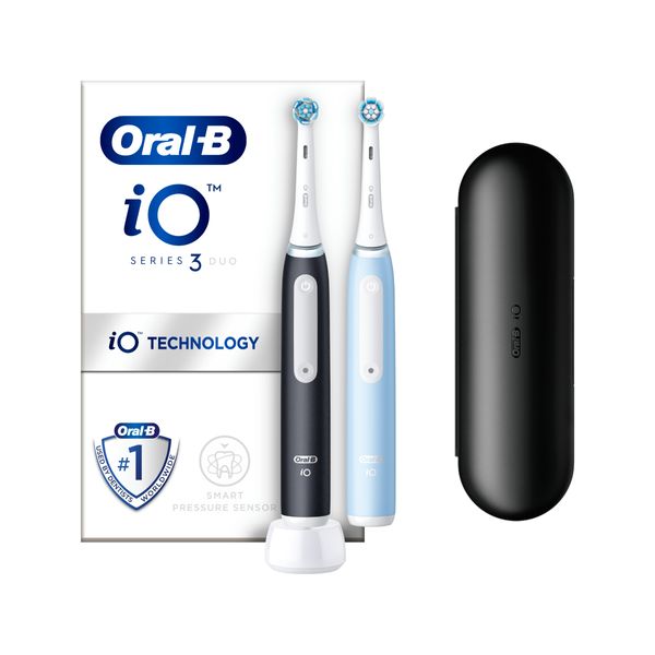 iO Series 3 Duo Edition Matt Black & Ice Blue