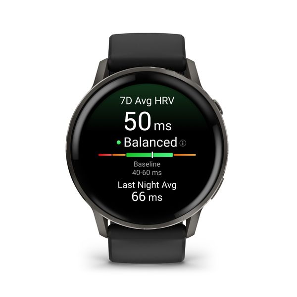 Garmin Venu 4 45mm Slate & Black SmartWatch