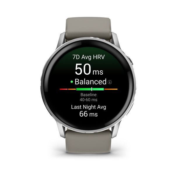 Garmin Venu 4 45mm Silver & Gray SmartWatch