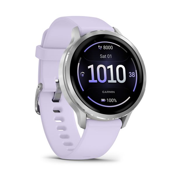 Garmin Venu 4 41mm Silver & Periwinkle SmartWatch