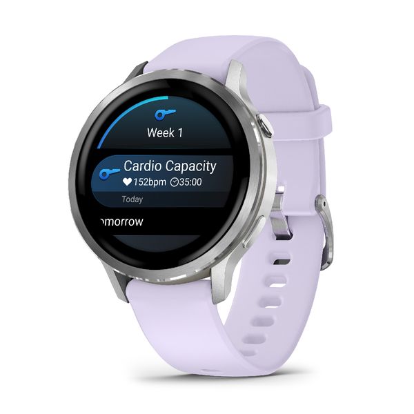 Garmin Venu 4 41mm Silver & Periwinkle SmartWatch