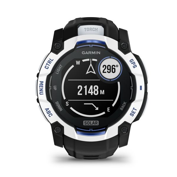 Garmin Instinct 3 Solar 50mm Black and Blue SmartWatch