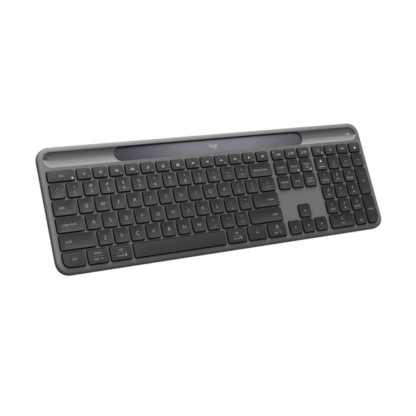 Logitech K980 Signature Slim Solar+ Ασύρματο Πληκτρολόγιo