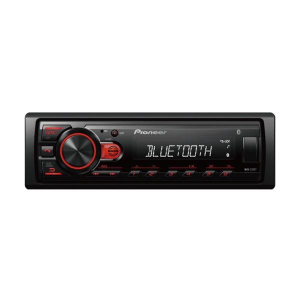 Pioneer MVH-230BT Black Car Audio