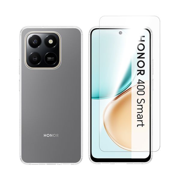 Redshield Honor 400 Smart/ Honor X7d TPU & Tempered Glass Σετ Θήκη Κινητού & Προστατευτικό Οθόνης