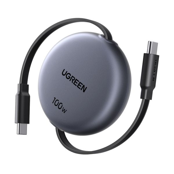 Ugreen 100W USB-C to USB-C 1m Ανασυρόμενο Καλώδιο