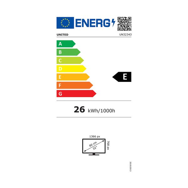 United LED UN32343 32" Τηλεόραση HD Ready
